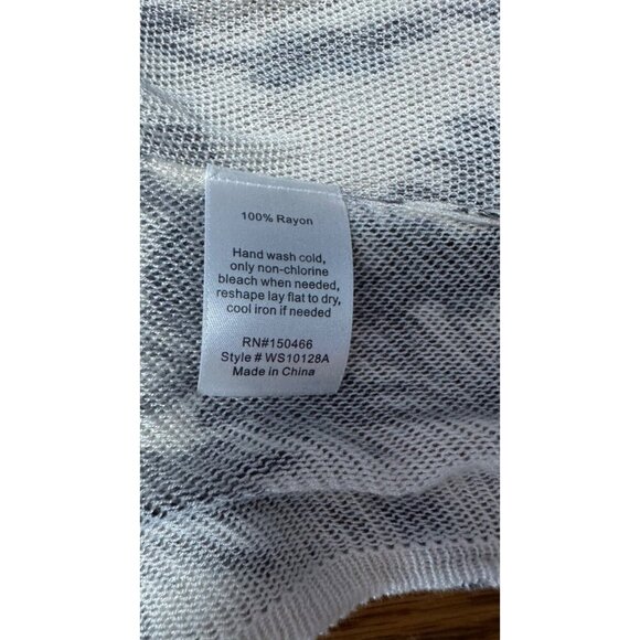 41 Hawthorne Lightweight Open Front Long Sleeve Cardigan Size L - Picture 6 of 7